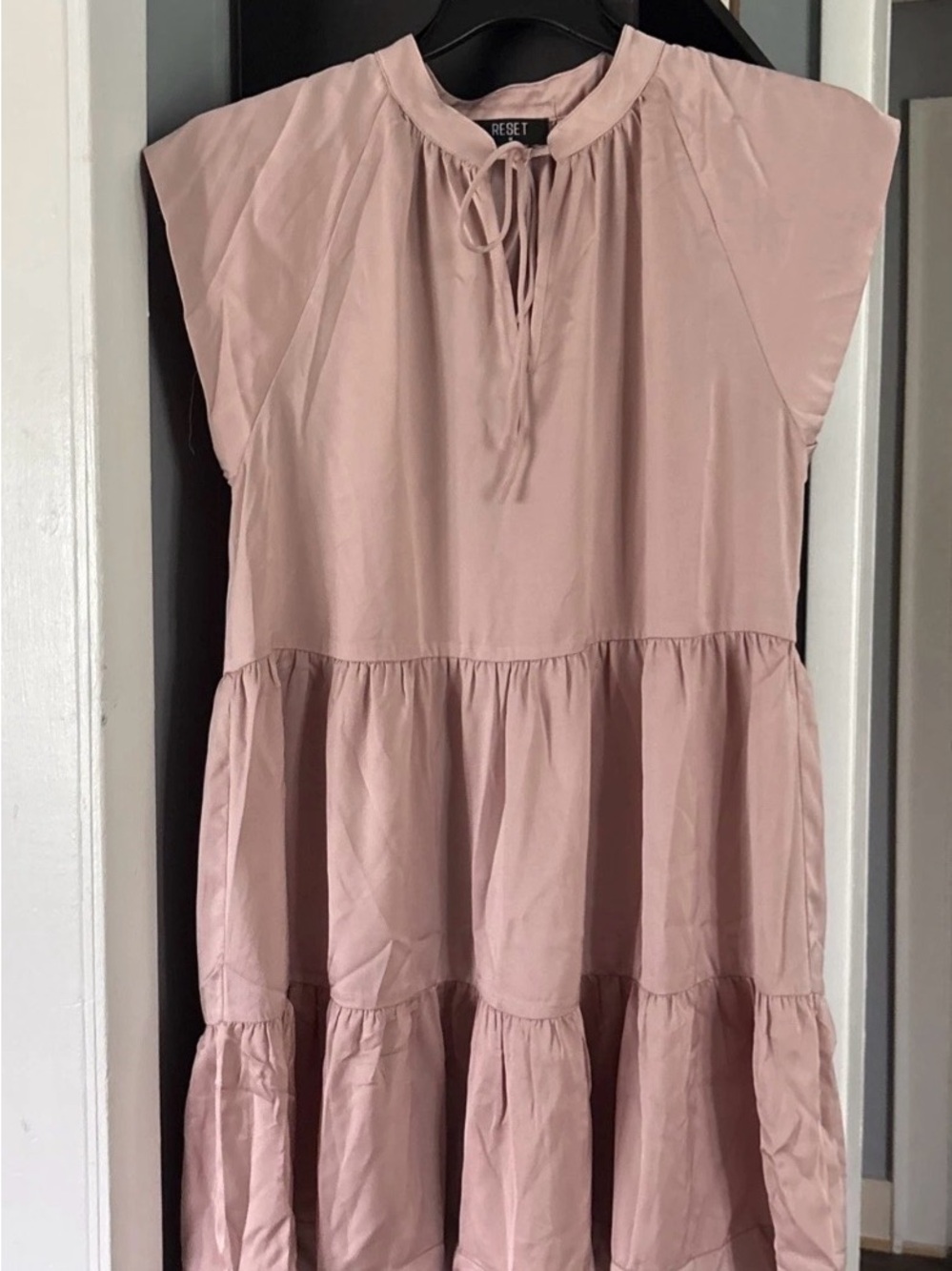 Reset Women’s Dusty Pink Tiered Dress